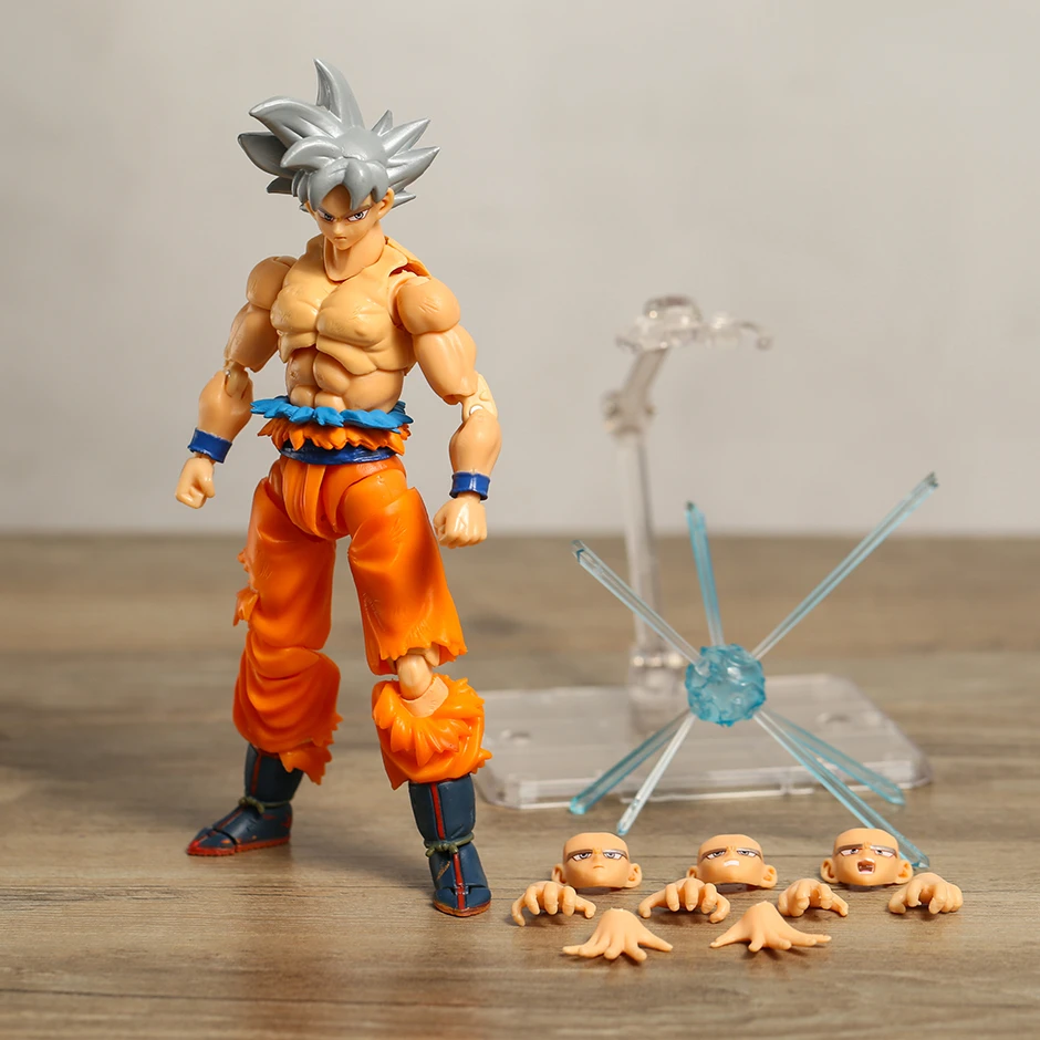 Figura de acción de Dragon Ball SHF, Super Son Goku Ultra Instinc, modelo  de colección en PVC, juguetes Brinquedos, bonita muñeca| | - AliExpress
