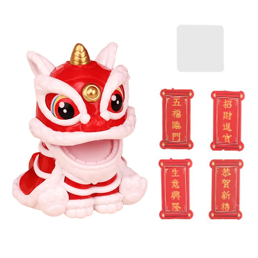 Chinese Style Lion Dance Figure New Year Home Decoration Lion Dance Statue Lion Ornament Lion Tabletop Decoration