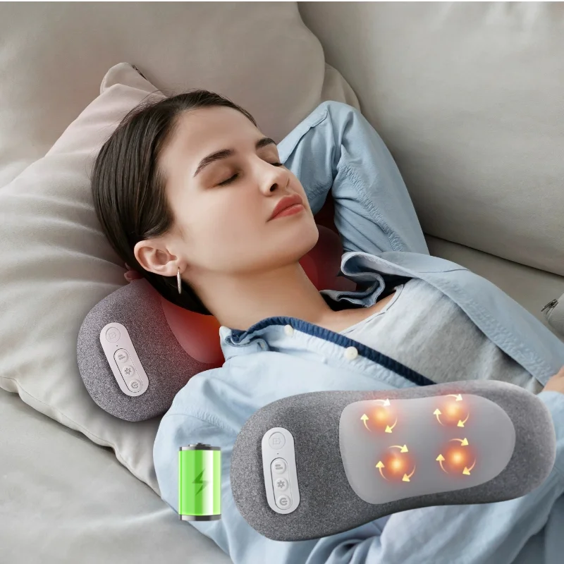 Ergonomic Sleep Pillow with Massage for Relaxation