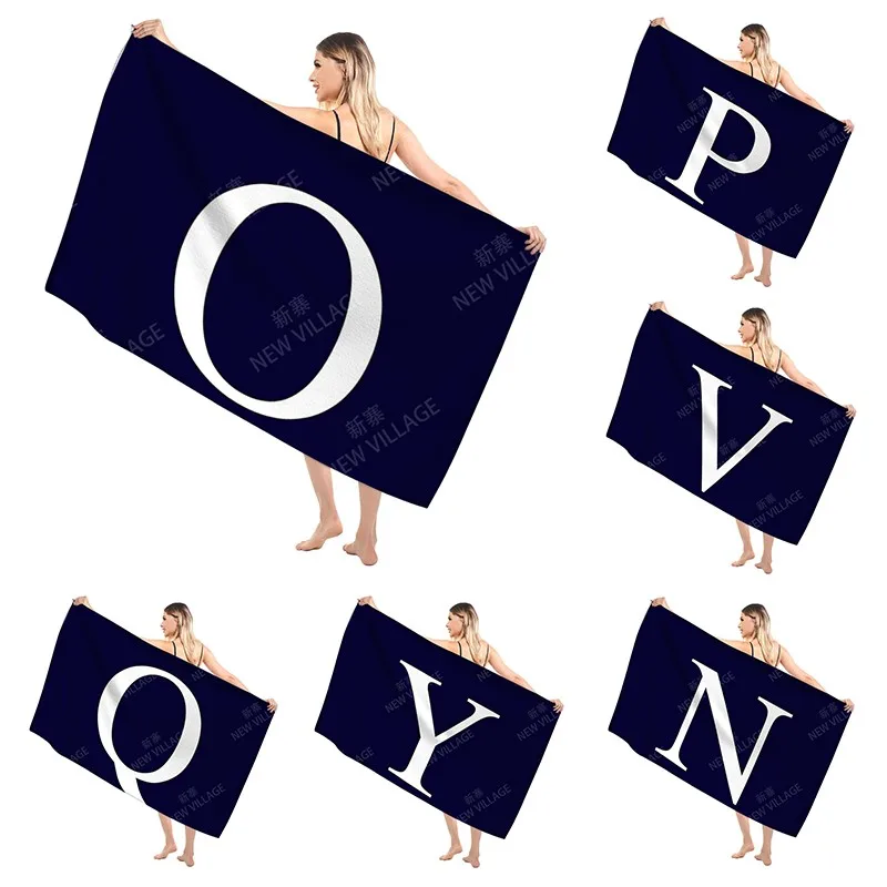 Bathroom Bath towel for adults sauna Large beach towel Gym Large hotel woman shower quick drying microfiber simple letter