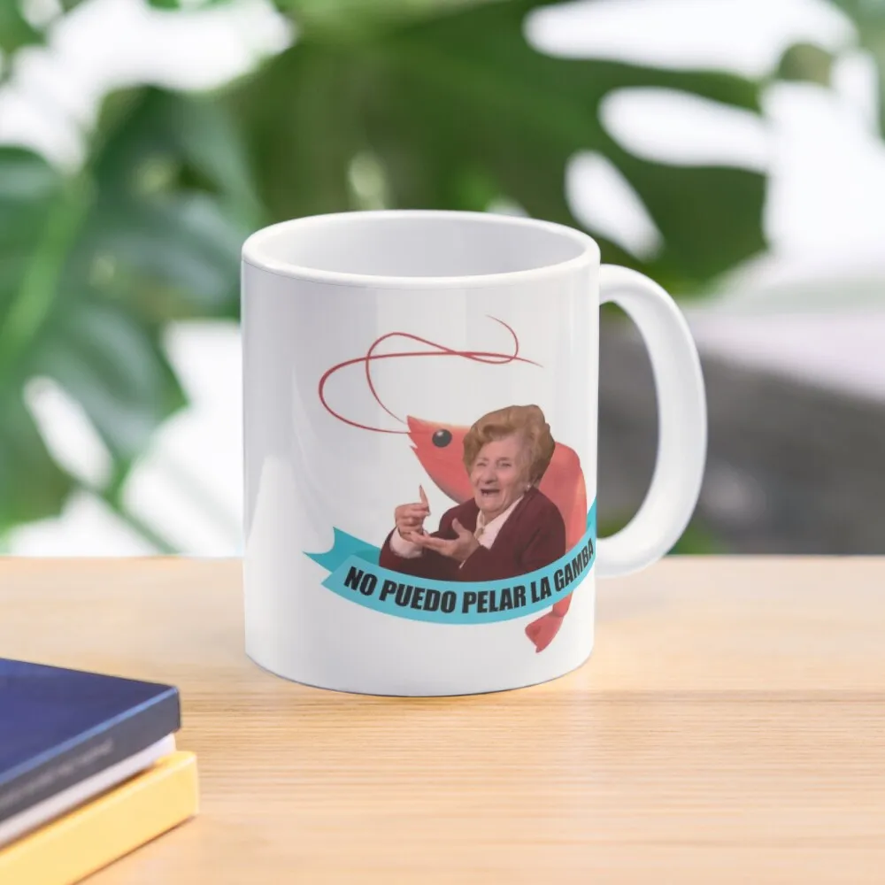 

I can't peel the shrimp Coffee Mug Glasses Thermal Mug