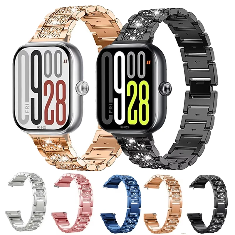 Luxury Stainless Steel Diamond Bling Bracelet Band