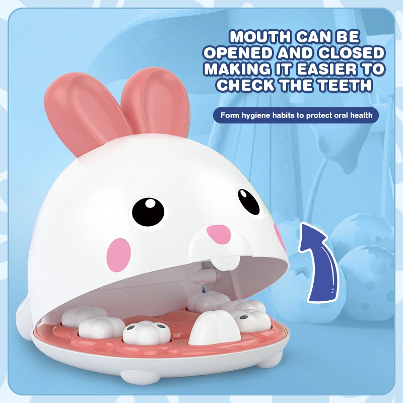 Plastic Dentist Toy Set for Kids Pretend Play