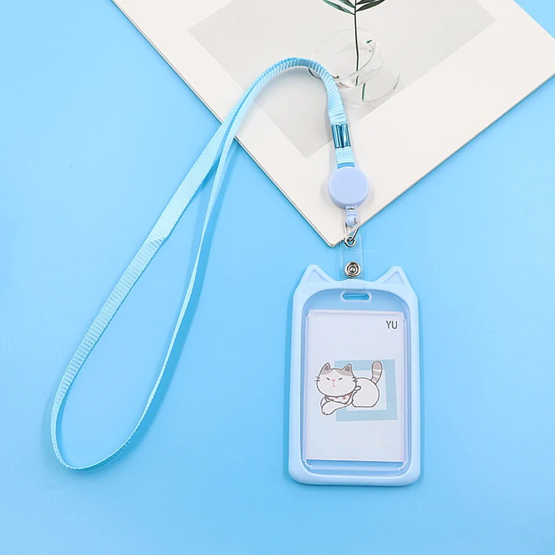 Credit card holder Card holder Card protector Idol card protector Photo card holder Kpop ID Card Holder Retractable Lanyard Work Bus Bank Photocard Protective Case Pendant Holders