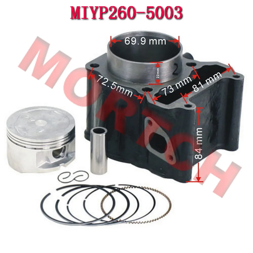 

Linhai 250 260 300 Water Cooled Cylinder Assy 260-5003 For Linhai Yamaha Keeway Jinlang Feishen Scooter ATV