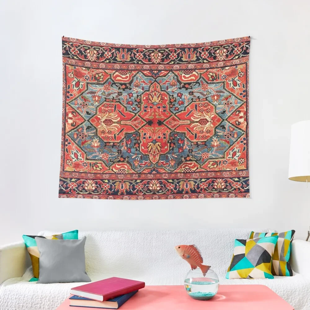 

Kashan Poshti Central Persian Rug Print Tapestry Wall Coverings Wall Mural Tapestry
