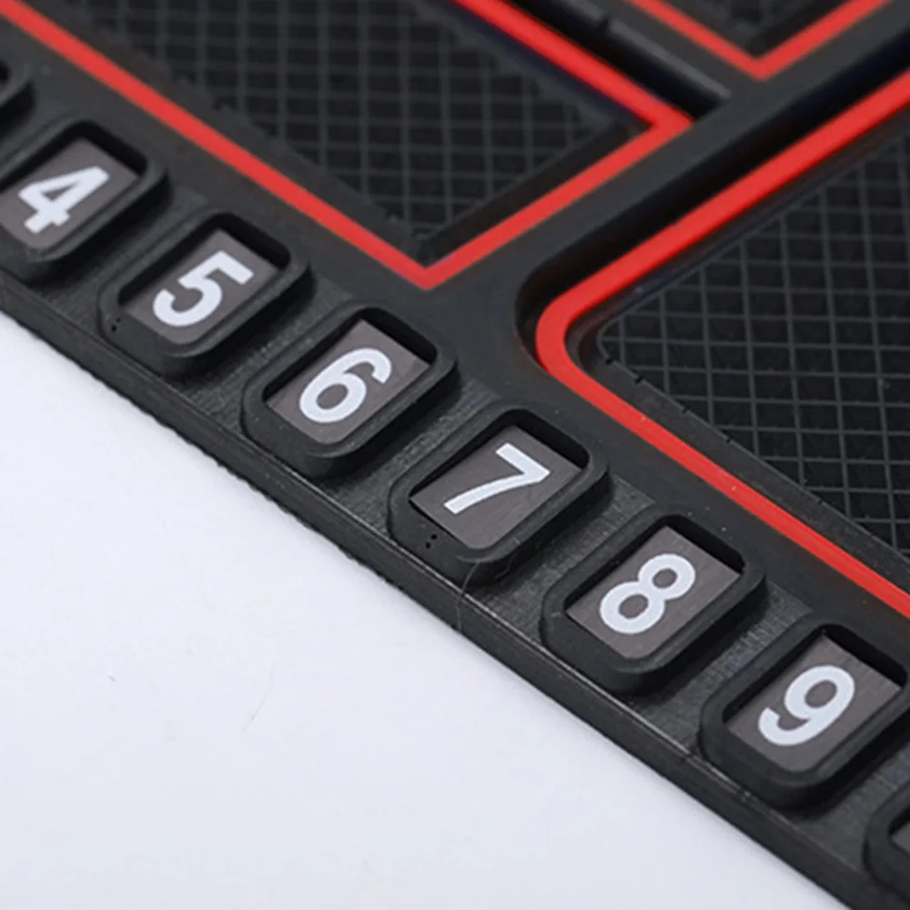 Silicone Car Anti-Slip Mat Auto Phone Holder Sticky Anti Slide Dash Phone Mount Parking Number Card Car Pad Mat car non slip mat dash phone holder