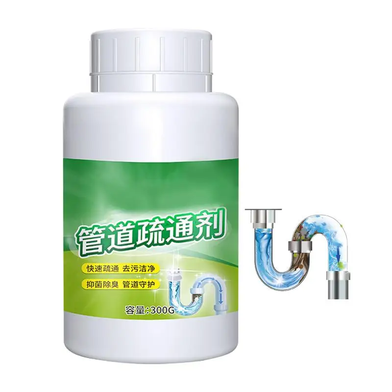 

Drain Pipe Dredging Powder 300g Powerful Pipe Dredging Cleaner Safe Pipe Unclogger Effective Drain Cleaner For Toilets Sinks