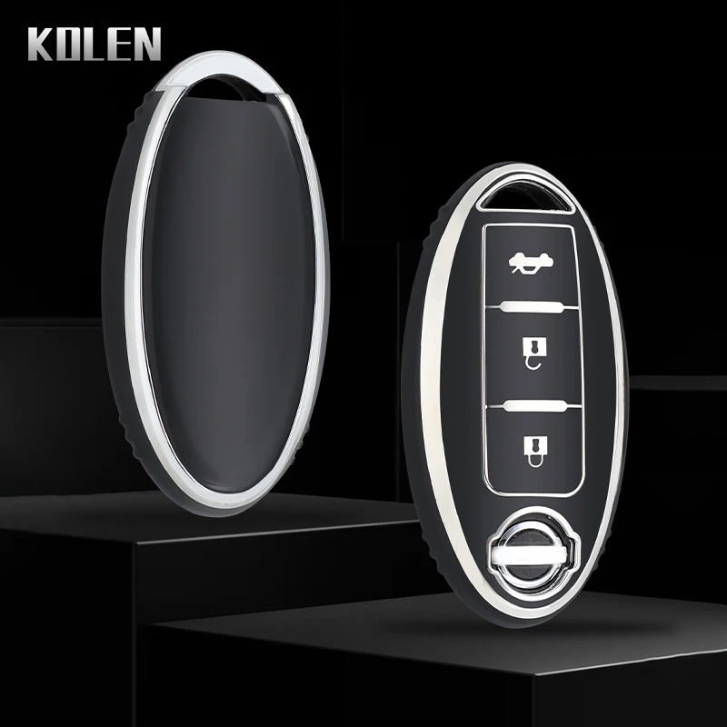 Key Case TPU Car Smart Key Cover Fob For Nissan Qashqai Juke J10 J11 X-Trail T32 T31 Kicks Tiida Altima Pathfinder Note For Infiniti