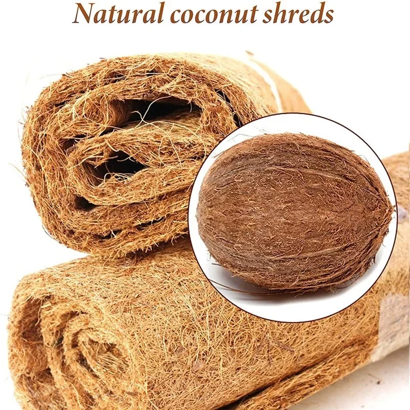 שטיח זוחלים טבעי מסיבי קוקוס תחתית ליינר טראריום לחיות מחמד אביזרים לצב זוחל גקו דרקון מזון