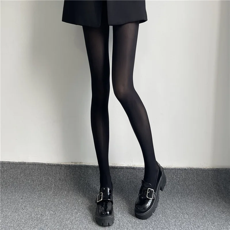 

Sexy Stockings Glossy Pantyhose Tights Thin Anti-Slip Anti-Hook Bottoming Socks Solid Color Pantyhose Naked Women From 18 XXX