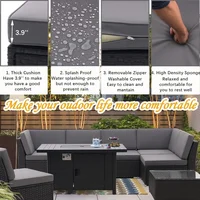 All-Weather Rattan Garden Furniture with Cushions - Image 6
