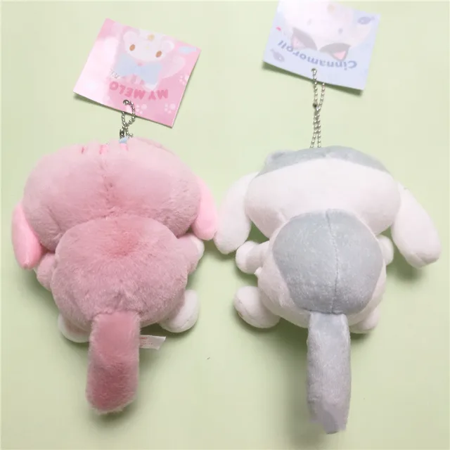 Sanrio Cinnamoroll My Melody Japanese Doll Cute Plush Toys Cartoon Animal Soft Stuffed Fortune Cat Cross Dressing Children Gifts 3