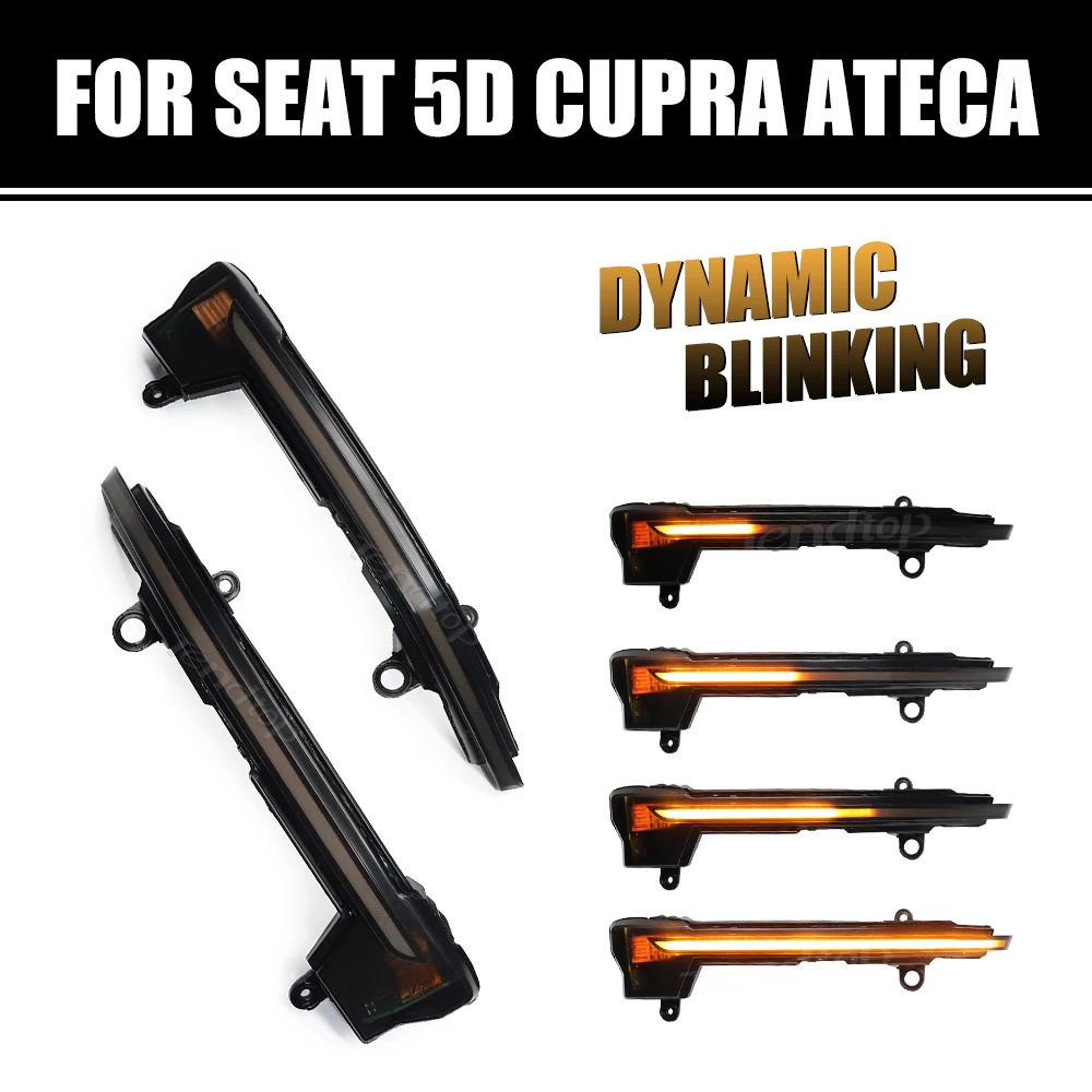 Per Seat Ateca Cupra 5D 2016 2017 2018-2021 Fr Xcellence Dynamic Led Blinker Indicatore Di Direzione Sequenziale