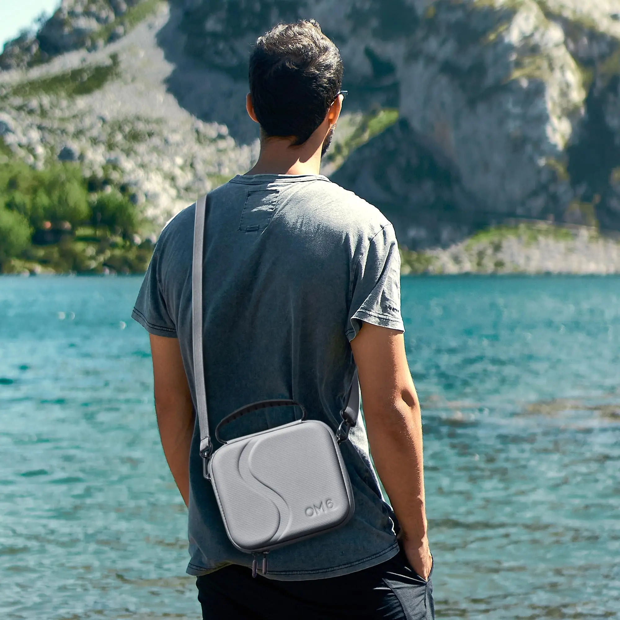 Case for DJI OM6 Waterproof Portable Storage Shoulder Bag Travel Case for DJI OM Gimbal Stabilizer drone accessories dji case drone case