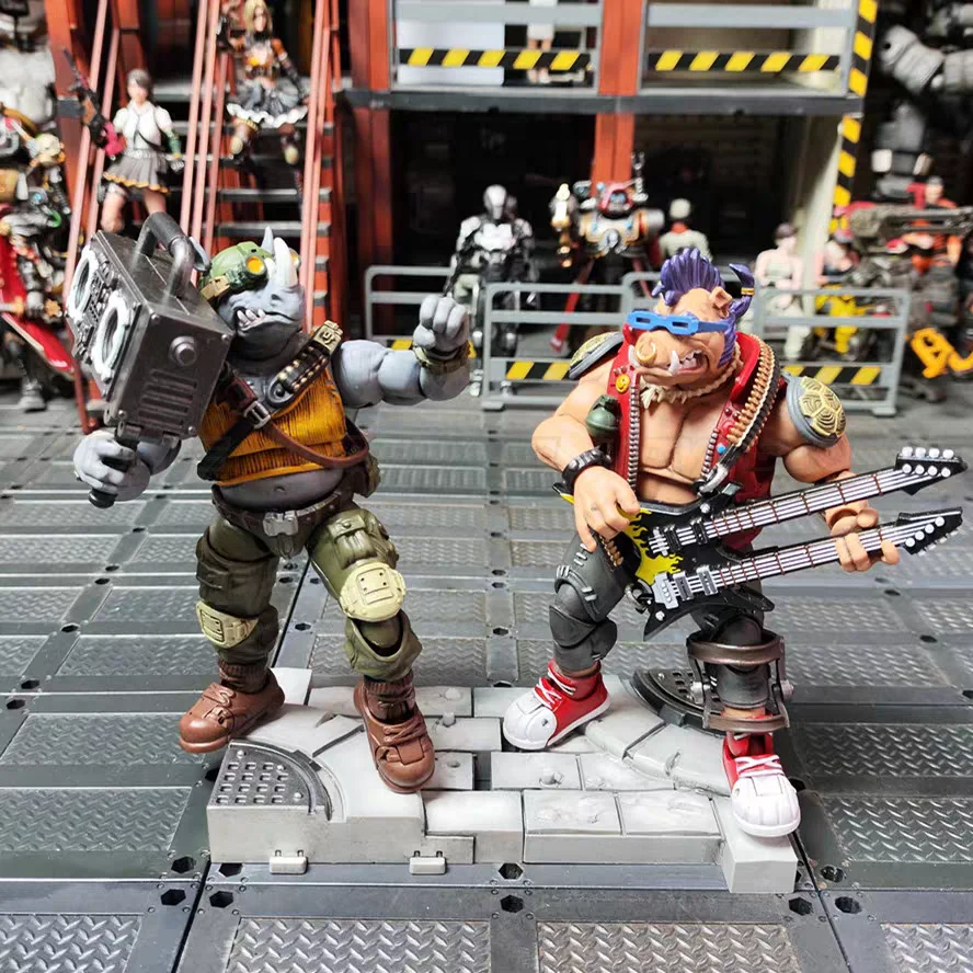 在庫あり】JOYTOY TMNT ミュータント・タートルズ ビーブップ ロック