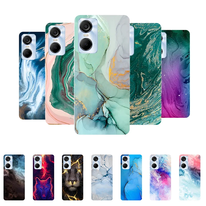 

for Funda Tecno Pop 6 Pro Case Soft Silicone Marble Back Cover Phone Case for Tecno Pop 6 Pro BE8 Case Pop 6Pro Pop6 Pro Coque