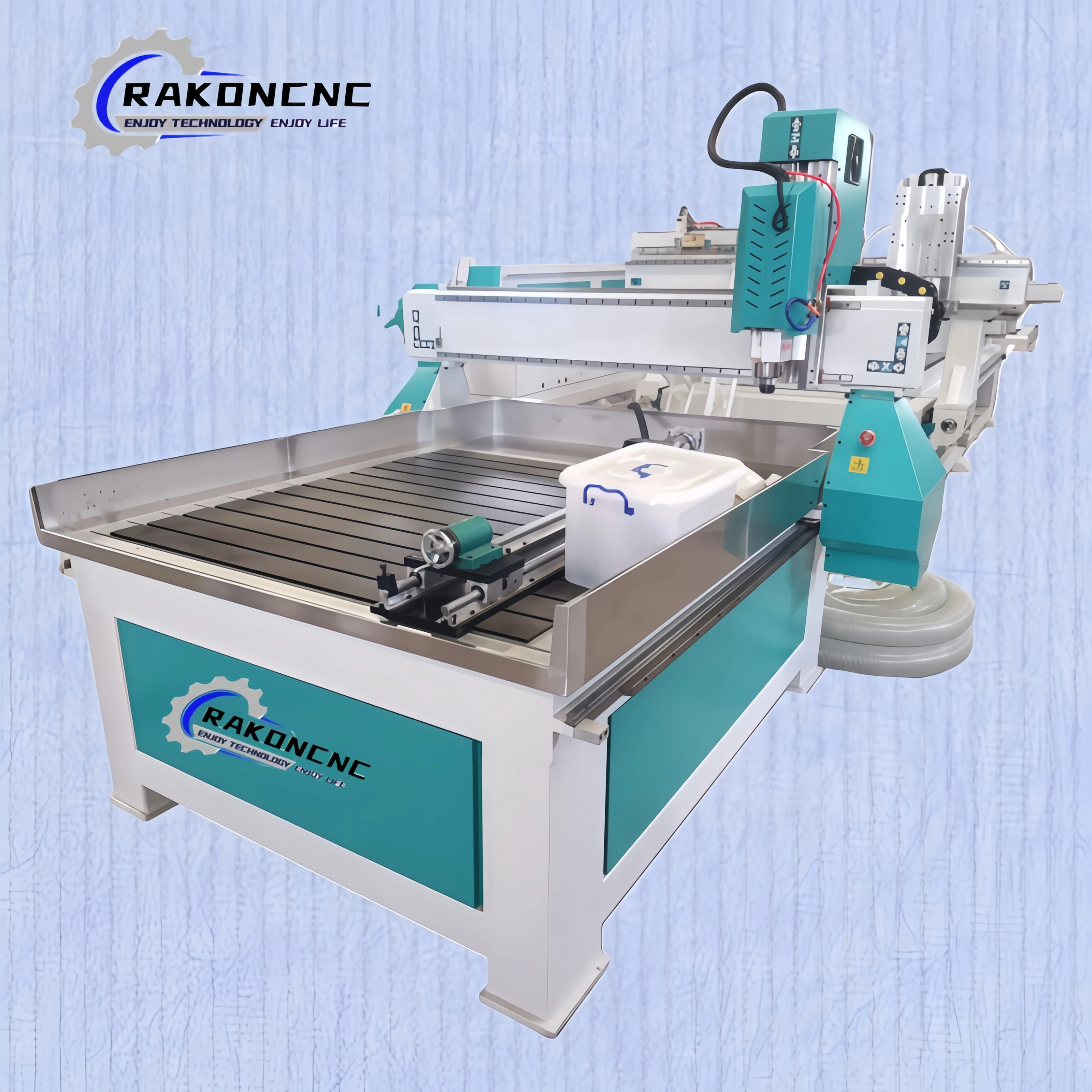 High Accuracy 4 Axis Rotation Axis CNC Router 6090 1212 High Speed ...