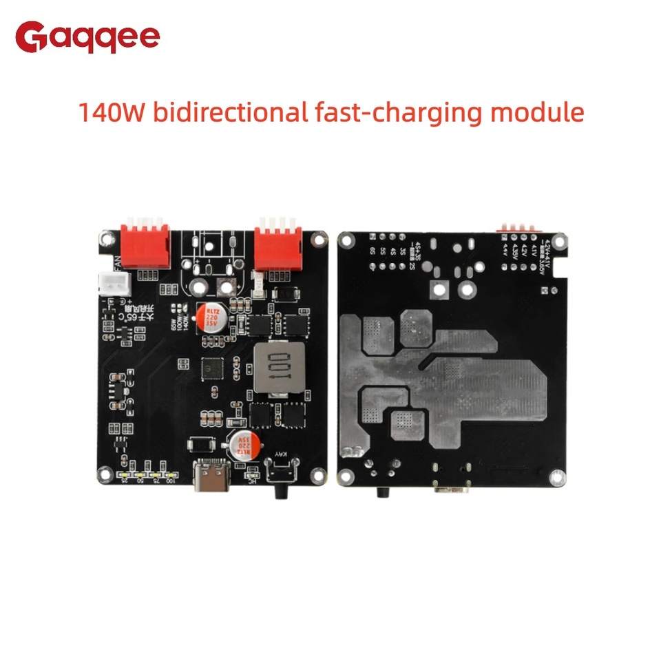 140W Bidirectional Fast Charging Module Buck-Boost 2-6S Lithium Battery Charging Board IP2366 with Automatic Temperature Control