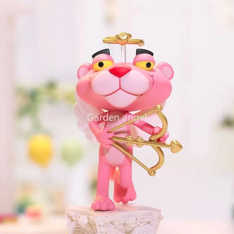 Pop Mart Pink Panther Confession Series Blind Box Toy Cute Kawaii Doll Action Figure Toys Figurine Da Collezione Model Mystery Box