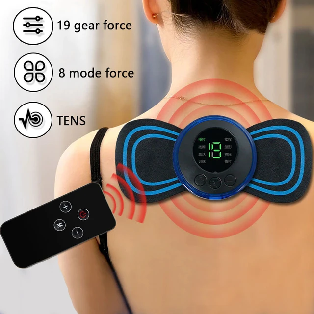 Electric Neck Massager EMS Cervical Vertebra Massage Patch for Pain Relief  Shoulder Leg Body Relaxation Muscle Stimulatior - AliExpress