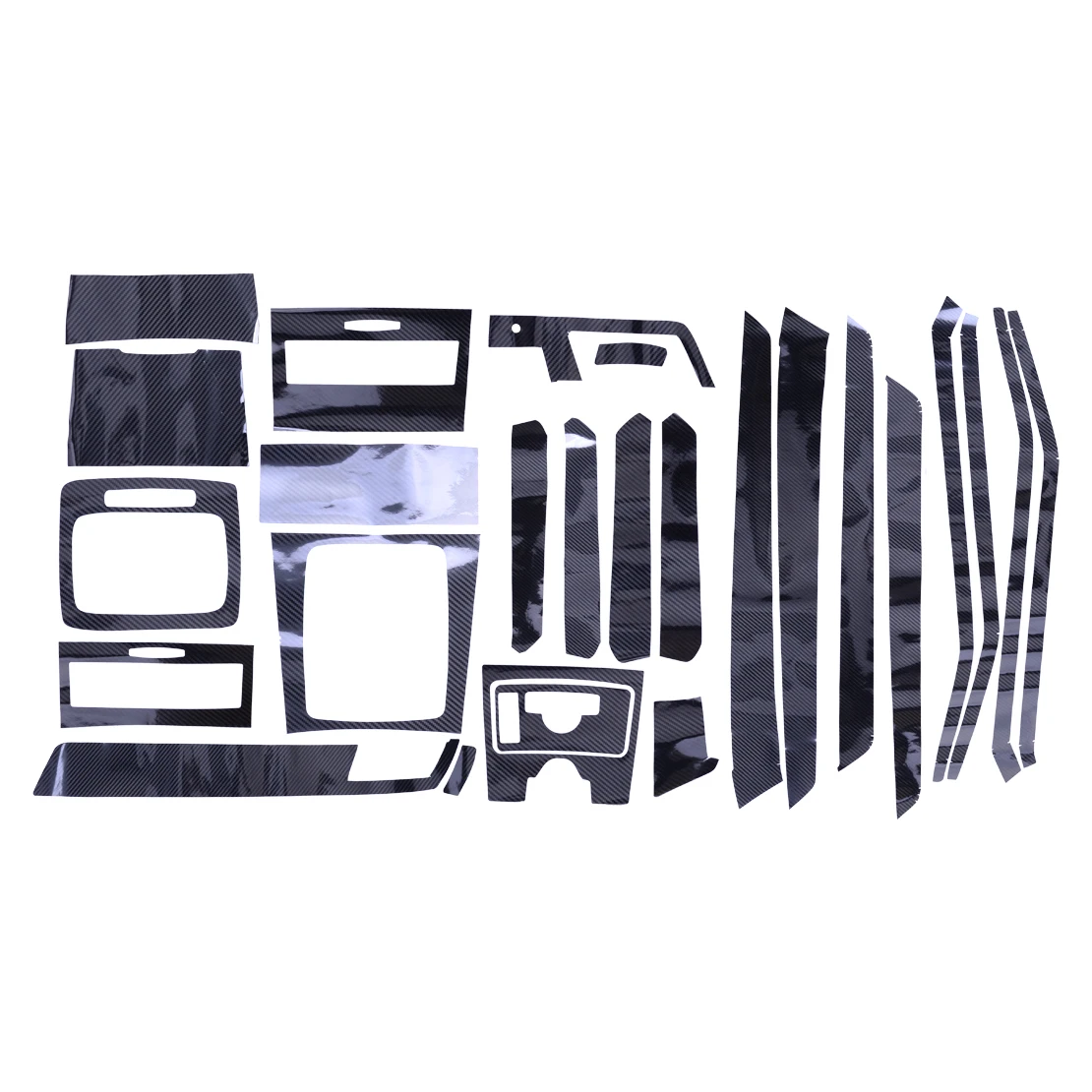 

Внутренняя центральная консоль шестеренчатая панель молдинг крышка отделка наклейка LHD 5D углеродное волокно стиль комплект подходит для Mercedes Benz E Class W212