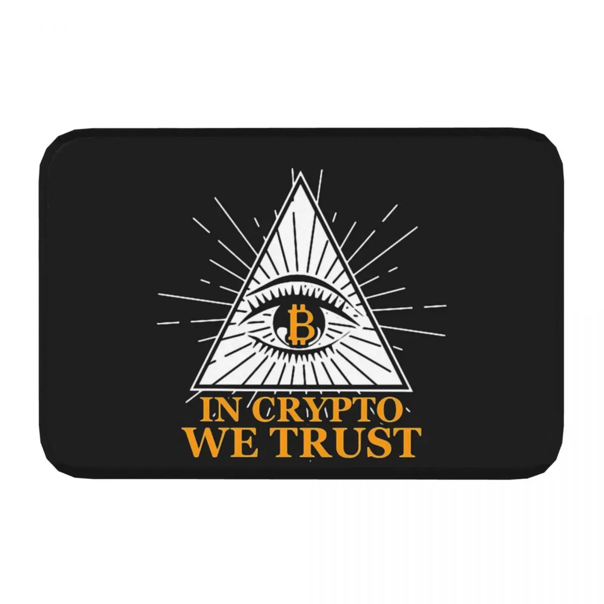 Bitcoin Crypto Miners Meme Doormat Living Room In Crypto We Trust Hallway  Carpet | eBay UK