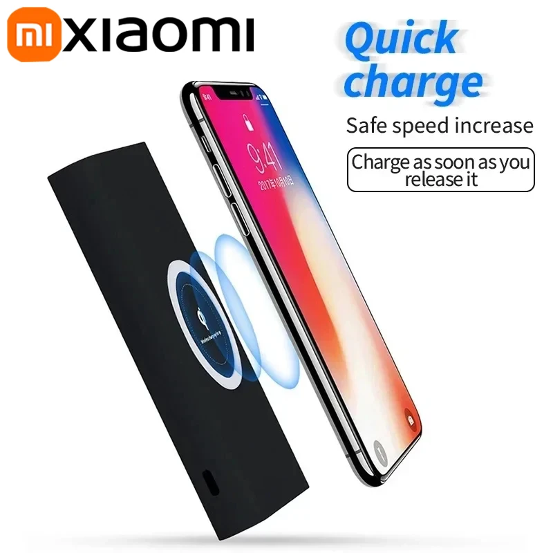 Portable Battery Charger Xiaomi Super Slim Magnetic Wireless Power Bank 200000mAh High Capacity USB-c Two-Way Portable Fast Charger IPhone Samsung