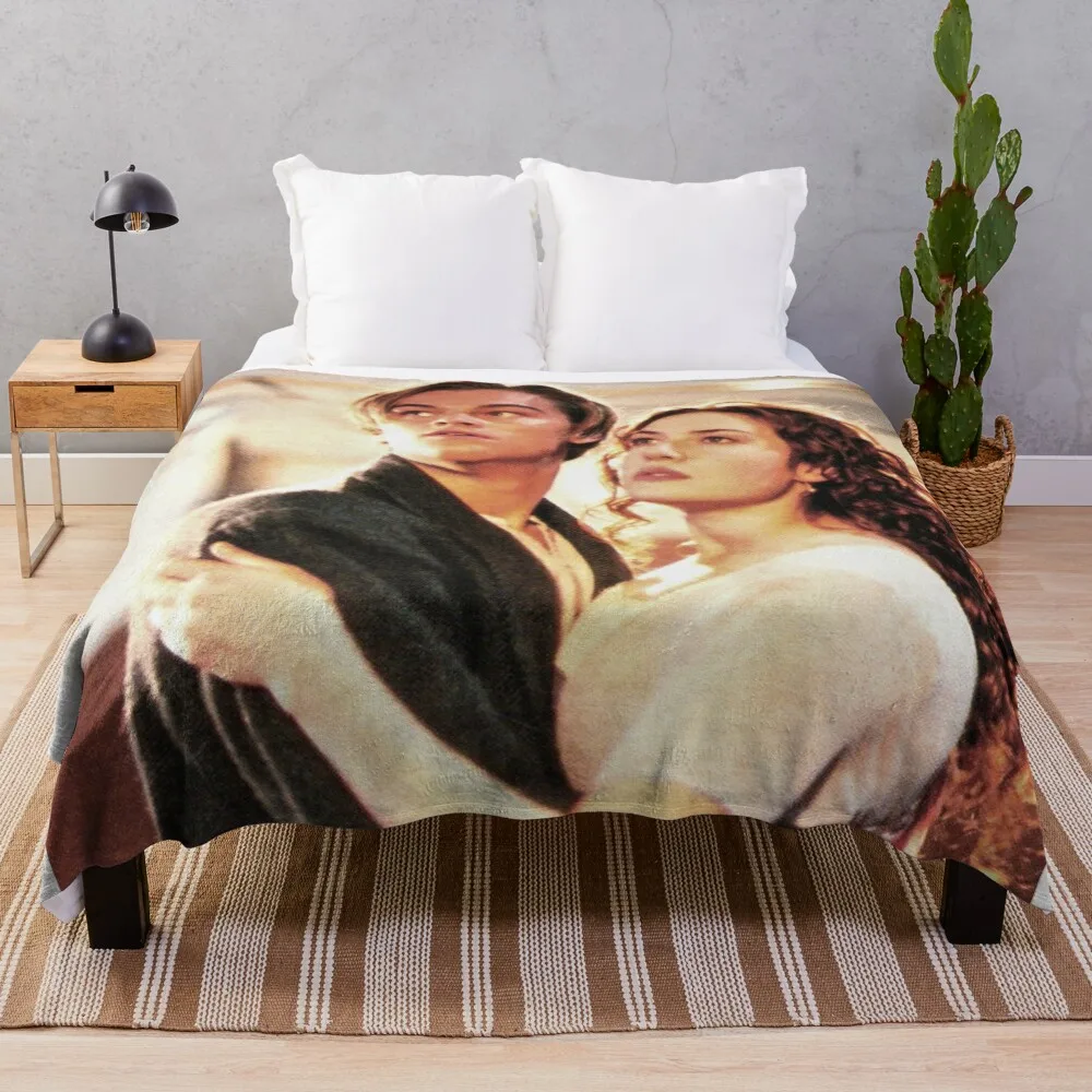 

Titanic Jack and Rose Throw Blanket Luxury Designer Blanket For Sofa Thin