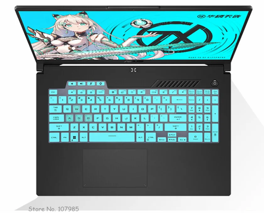 ASUS TUF 게이밍 2022 F15 FX507 FX507ZC FX507Z F17 FX707 A15 FA507 A17 FA707 FA707R 실리콘 TPU 키보드 코브 보호기 스킨