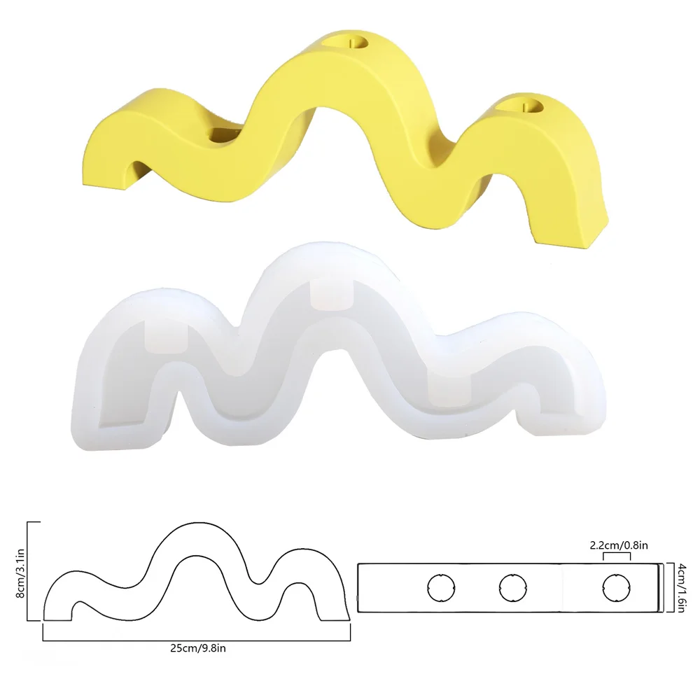 Moule En Silicone Pour Bougeoir Coquillage – DIY, Décoration, Béton Ou Résine – Transparent