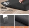 1pc S/M/L bsorbent Pet Feeding Mat, Waterproof Placemat for Dog & Cat Food & Water Bowls, Quick-Dry Rubber Backing 5