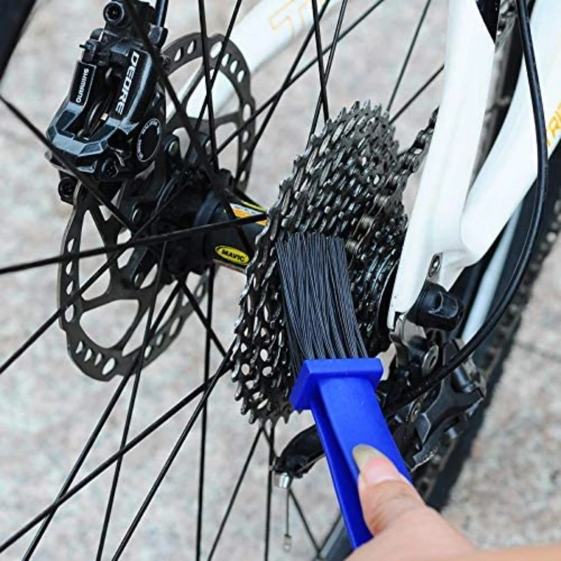 Universal Motorcycle Chain Gear Dirt Clean Brush Rim Care Tire Cleaning Tools Motorcycle Bicycle Gear Chain Maintenance Cleaner