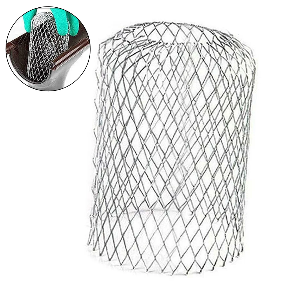 Metal Mesh Roof Gutter Filters Aluminum Gutter Guard Strainer Stop Leaf Blockage Drainage Pipe Net Cover Guard Hardware gutter covers