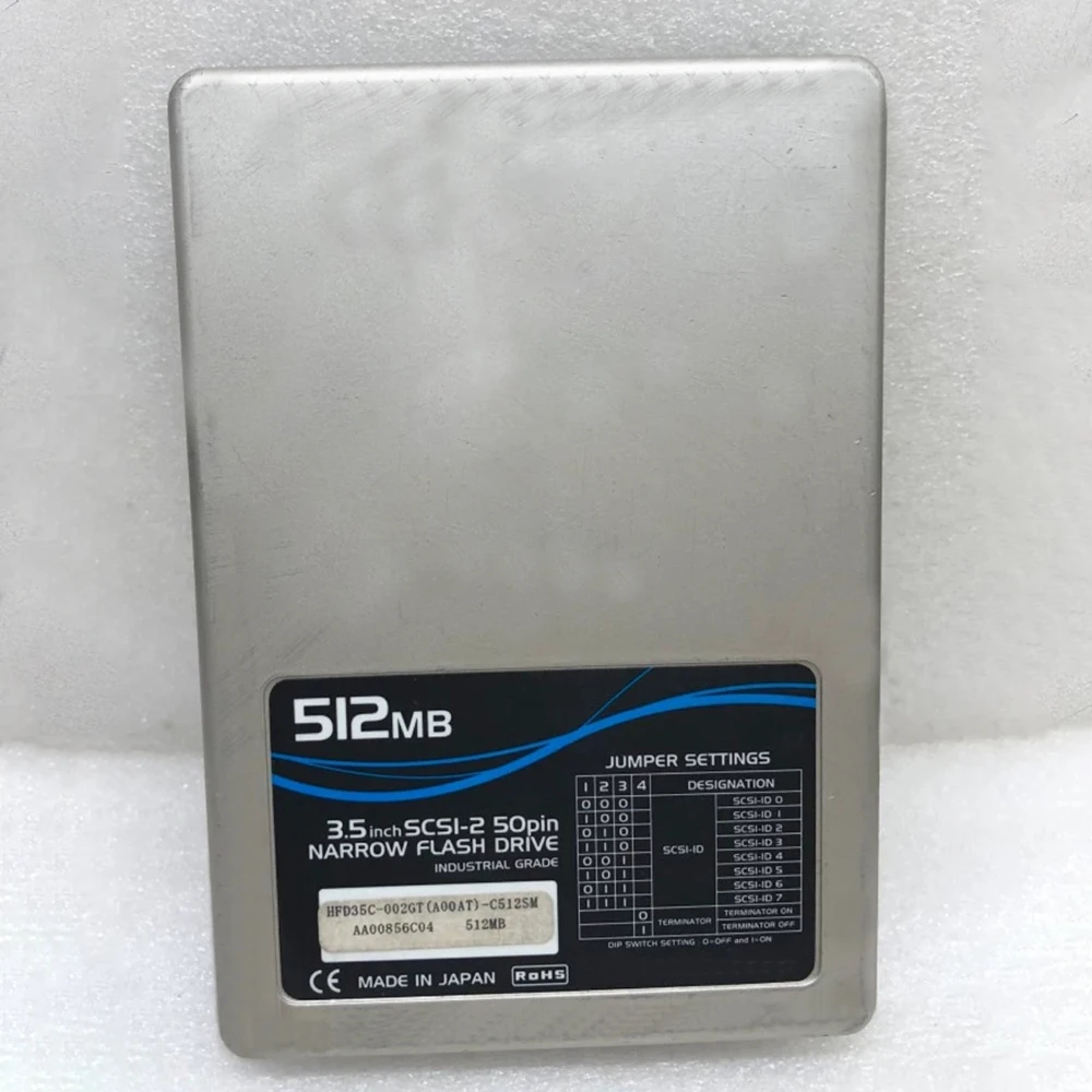 HFD35C-002GT For Hagiwara 512MB 50PIN 3.5' SCSI-2 Hard Disk Solid-state Industrial HDD