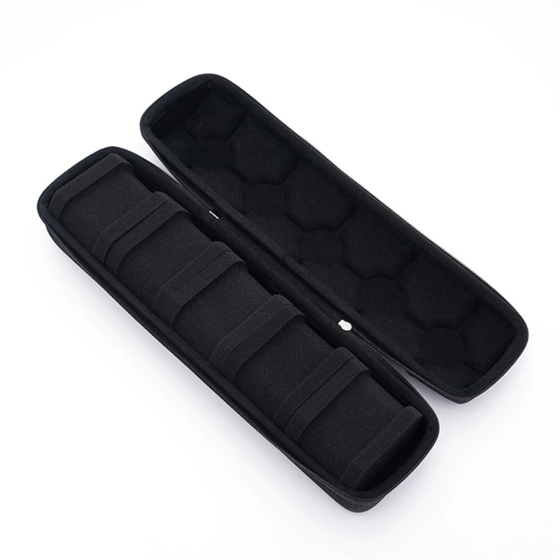 Watch Storage Box Watch Storage Bag Watch Storage Pouch 3 / 5 Slots Watch Display Roll Organizer EVA Watch Storage Case with Zipper Cushions Jewelry Storage for Men Women