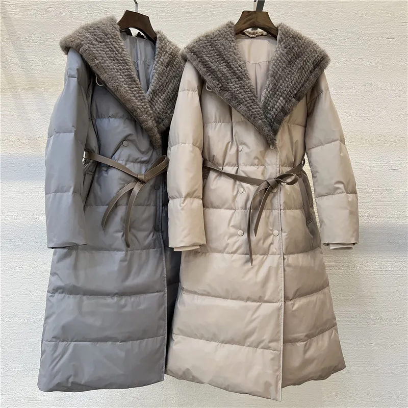

Women's Clothing Fashion thickened mid-length down jacketAutumn Winter New 170