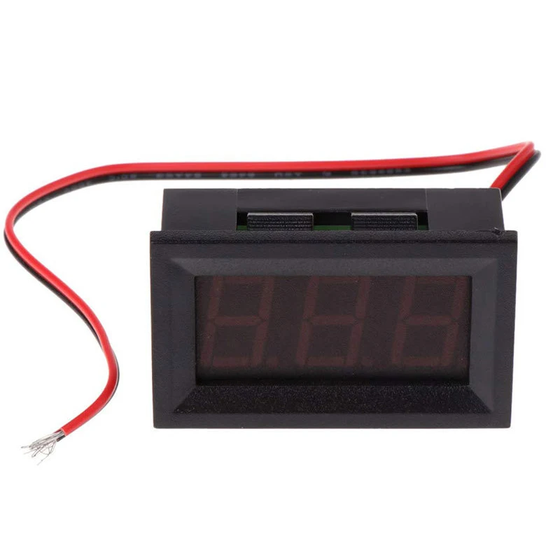 Digital Voltmeter DC 4.5V to 30V Digital Voltmeter Voltage Panel Meter Red 6V 12V Electromobile Motorcycle Car