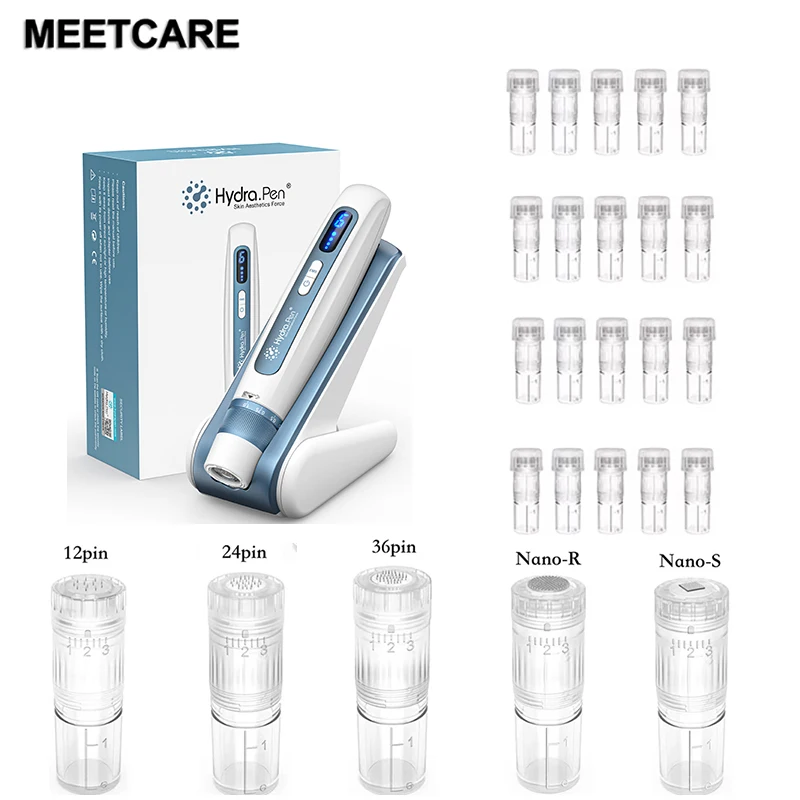 Hydra Pen H5 Microneedle Cartridge 4-pole EMS Microcurrent Microneedling Micro Needle 12pin 24pin 36pin HS HR For H5 H3 microneedling derma pen,microneedling needle cartridge,microneedling cartridge