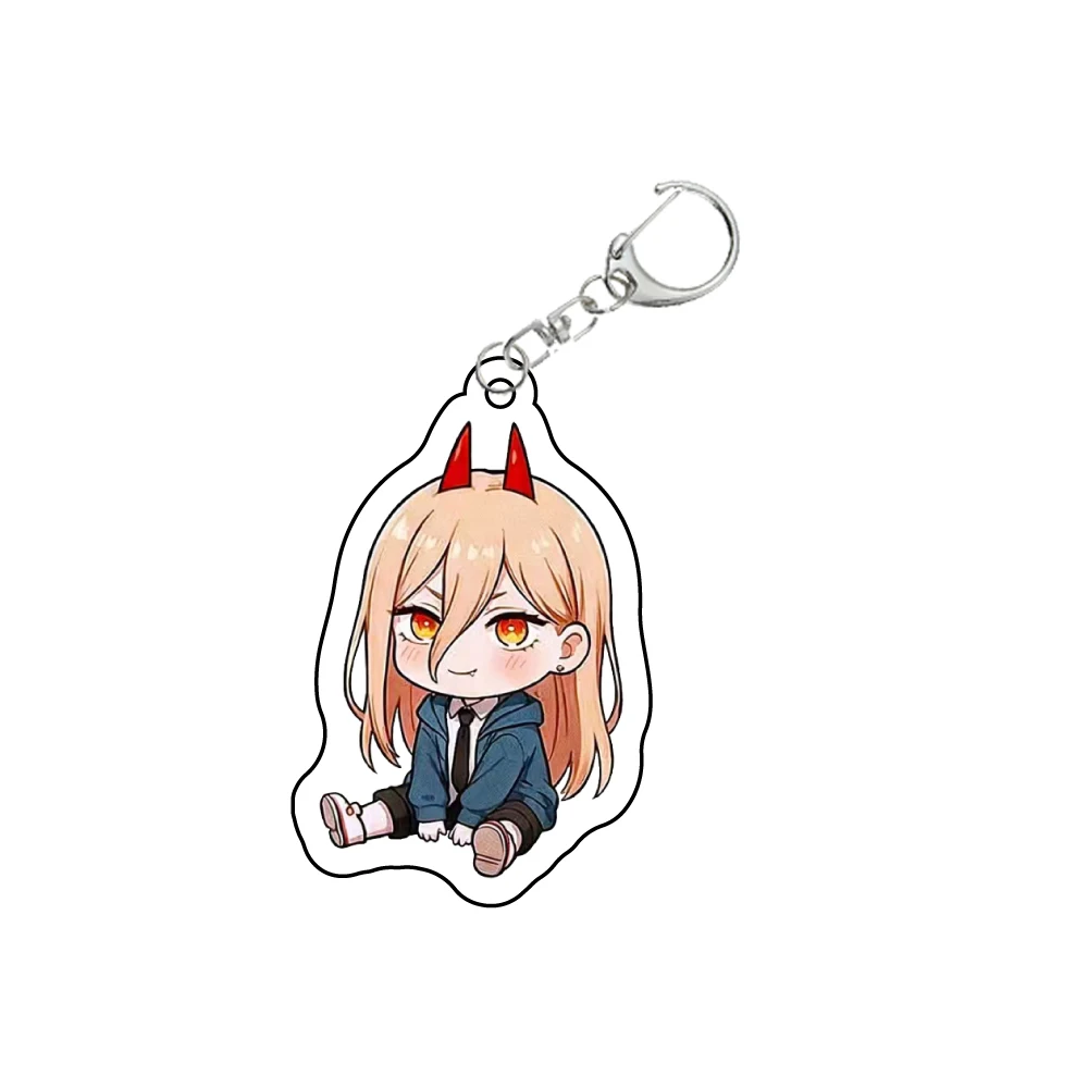 Chainsaw Man Anime Acrylic Keychain Pendant