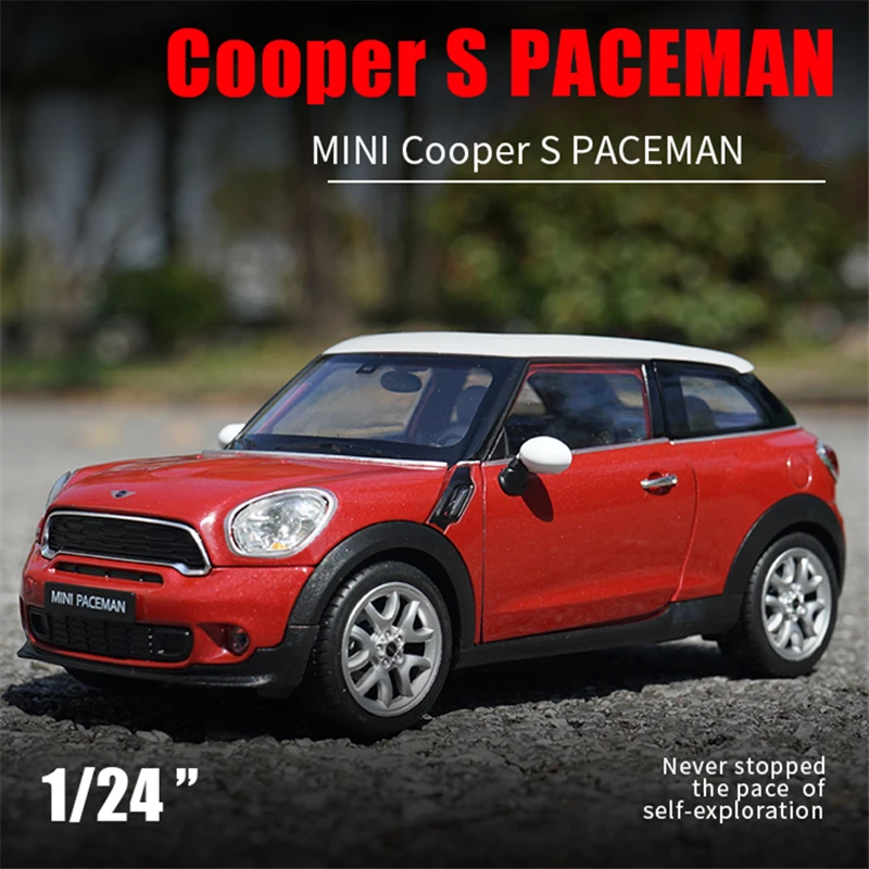 Welly 1:24 Bmw Mini Cooper S Paceman Classic Alloy Car Model Diecast Metal Toy Vehicles Car Model Simulation Collection Gift