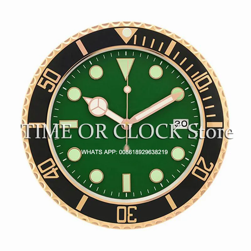 

New Golden Luxury Design Metal Art Watch Clock Top Quality Metal Watch Home Decor Wall Clocks
