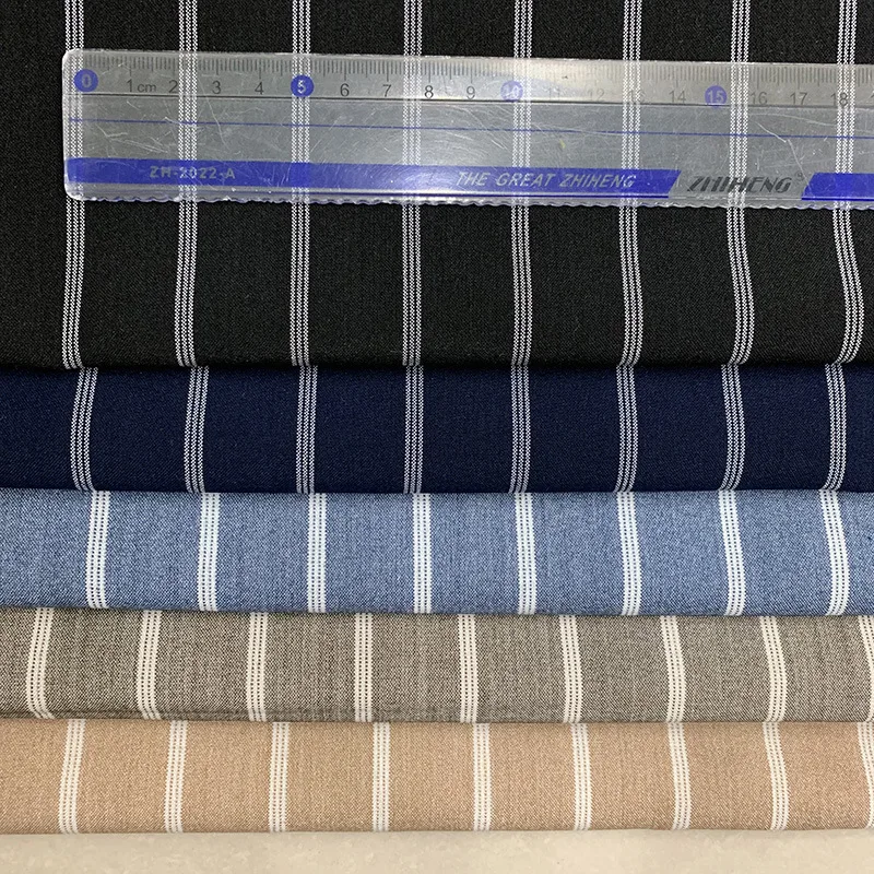 New Tailor Made Black/Blue 3 Pinstripes Groom Tuxedo Men Suits 3 Pieces Slim Fit Wedding Prom Blazer Trousers(Jacket+Pants+Vest)