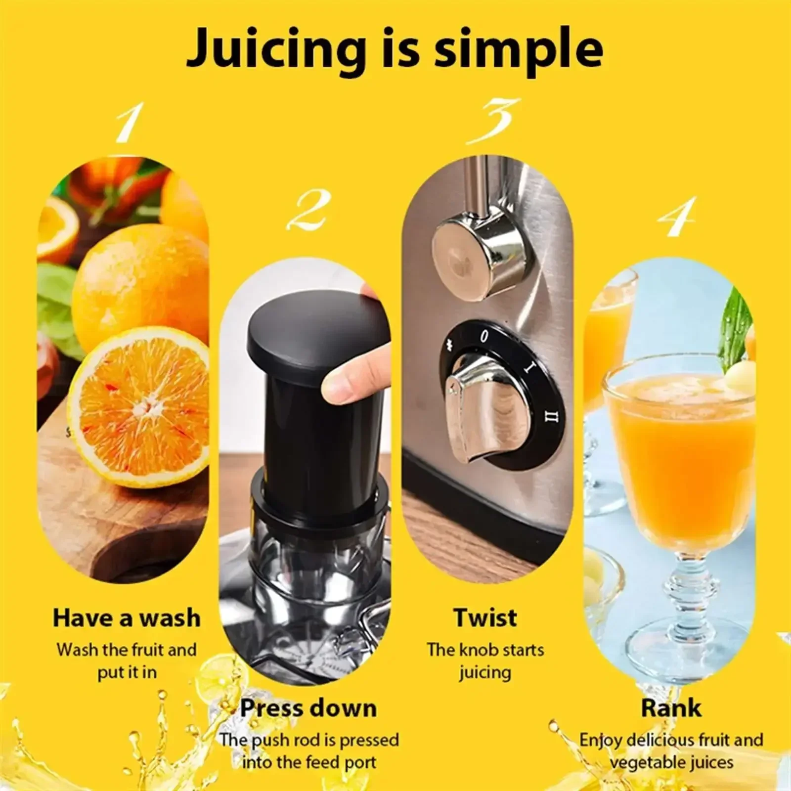Stainless Steel Fruit Vegetable Centrifugal Juice Extractor Automatic Pulp Ejection High Juice Yield Fruits Juice Extractor 4