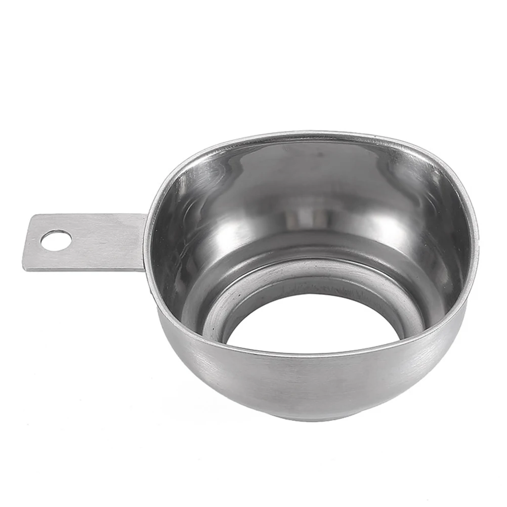 Stainless Steel Large Opening Funnel Jam Funnel Filling Aid Jam With Handle Kitchen Gadgets Cooking Tools