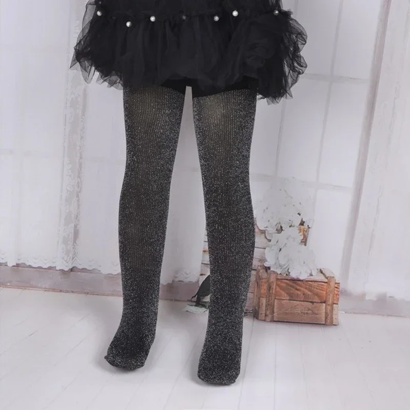Kids Pantyhose Ballet Tights Solid Color Pantyhose Toddler Tights 0-12Y