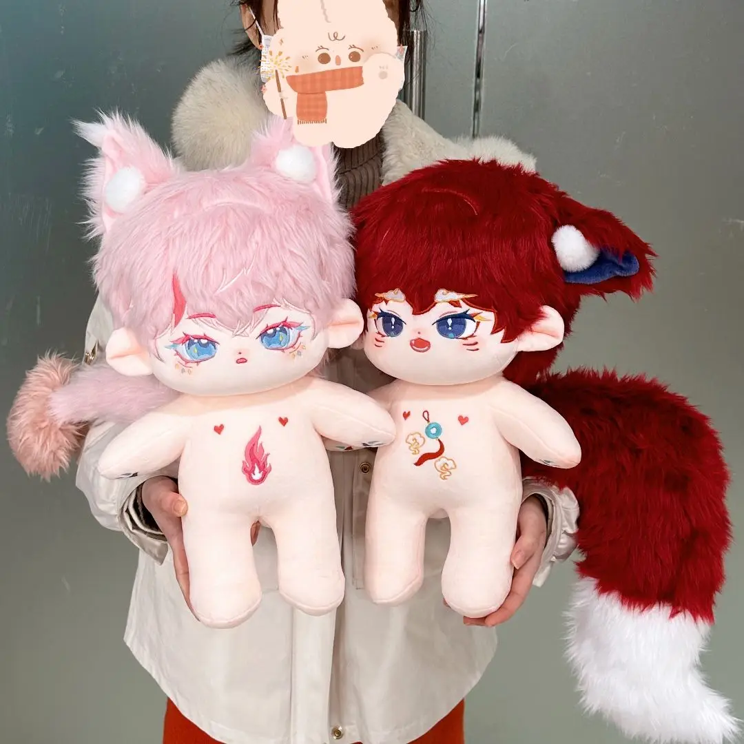 Kpop Star Idol Gal Angel Demon Fashion Y2K Abby Style Stuffed Plushie 20cm  25cm 30cm Plush Toy Doll Clothes Clothing YM