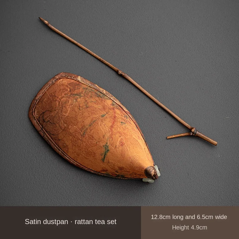 Bamboo Woven Tea Scoop Set - Rattan Tea Holder Acc...