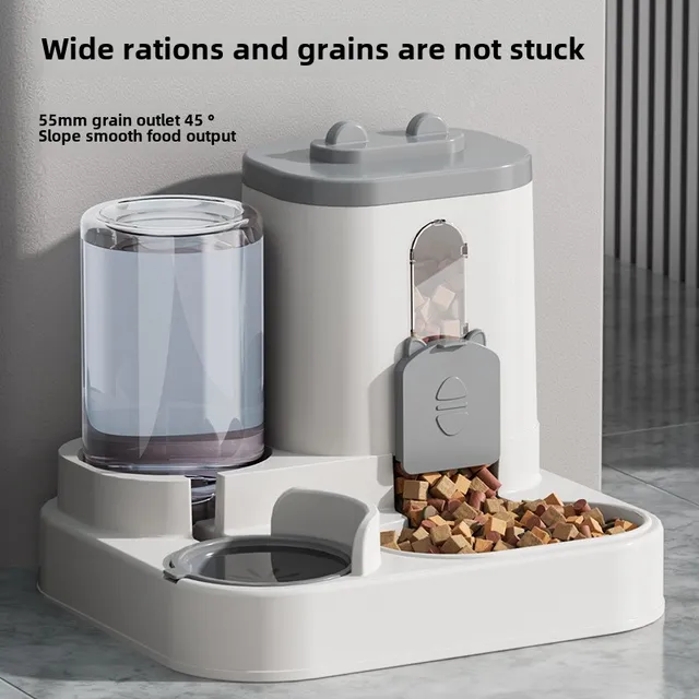 Multifunctional Pet Bowl with Automatic Feeder for Cats And Dogs ，Water and food dual-use，Cat Bowl Dog Bowl 1