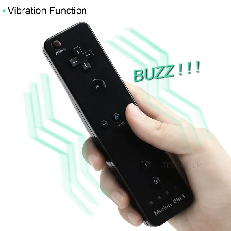 New 2 in 1 Wireless Remote Controller Compatible with Nintendo Wii With  Controle Motion Plus Bluetooth Gamepad For Wii Nunchuk